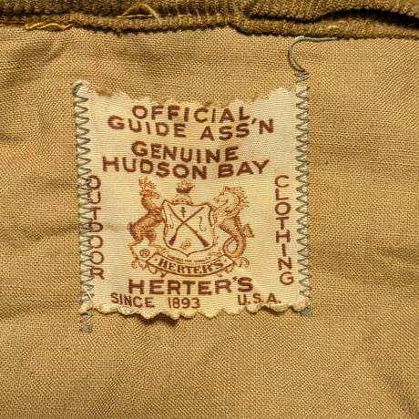 50s-60s HERTER'S Genuine Hudson Bay Duck Hunter Camo Hunting Jacket