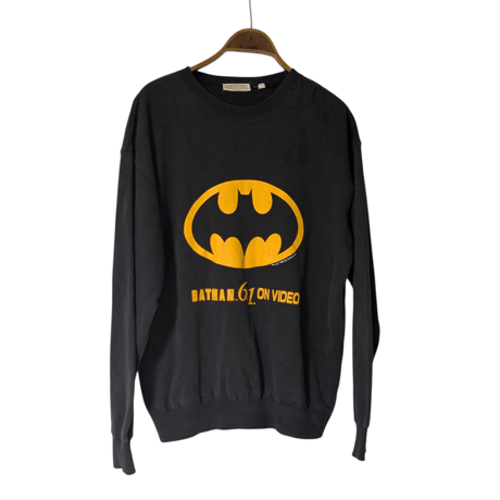 1990 BATMAN “6.1 ON VIDEO” Promotional Sweatshirt