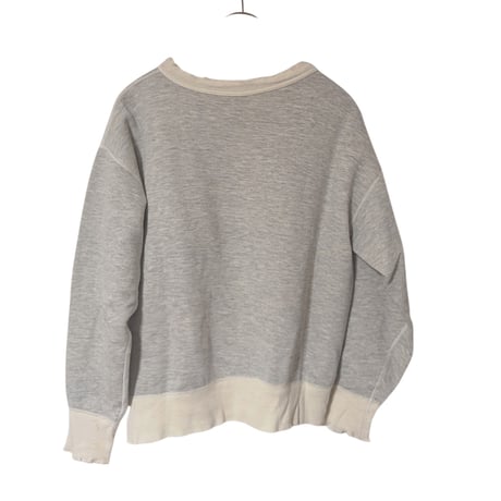 1950s–60s RUSSELL “SHAWNEE TENNIS” Two-Tone Sweatshirt / USA製 前V ラバープリント ヴィンテージスウェット