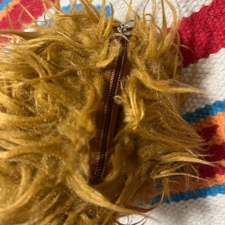 Vintage ALF Face Plush Pouch Keychain