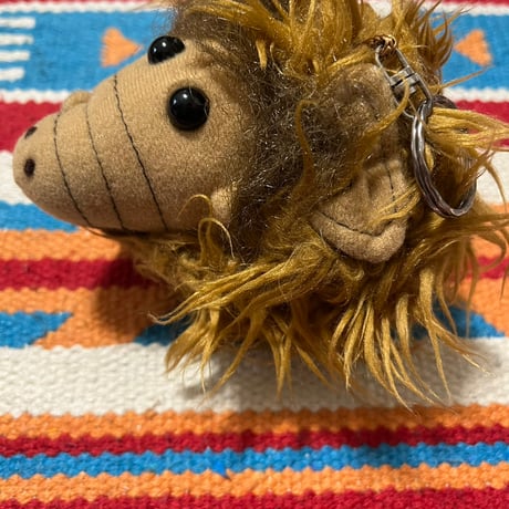 Vintage ALF Face Plush Pouch Keychain
