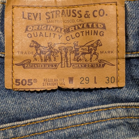 90s Levi’s 505 Orange Tab Denim Pants