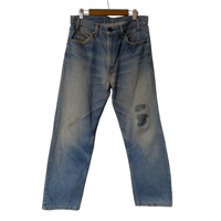 90s Levi’s 505 Orange Tab Made in USA Repaired Denim Pants