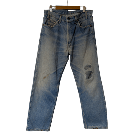 90s Levi’s 505 Orange Tab Made in USA Repaired Denim Pants