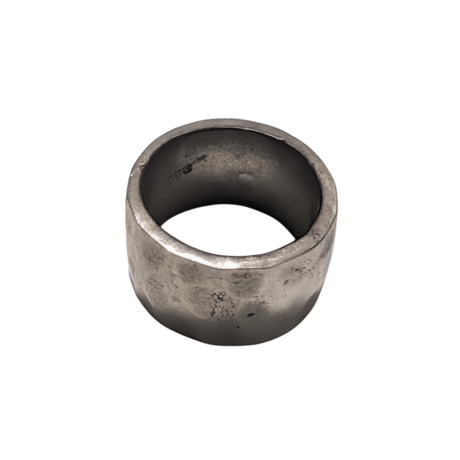 Vintage Mexico 925 Sterling Silver Heavy Wide Ring