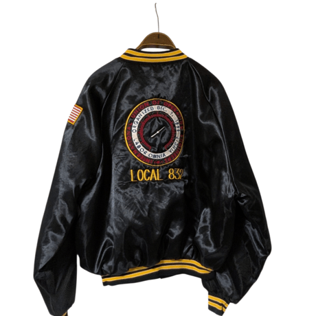 70s~80s King Louie “LOCAL 832” Union Satin Jacket