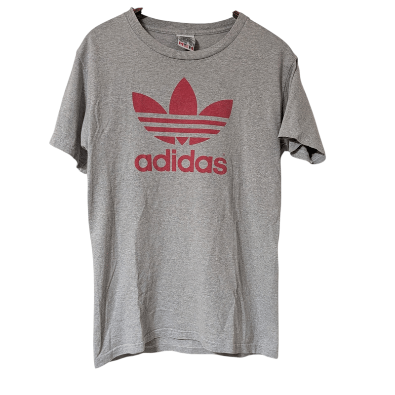 90s adidas Trefoil Double-Sided Logo T-Shirt |