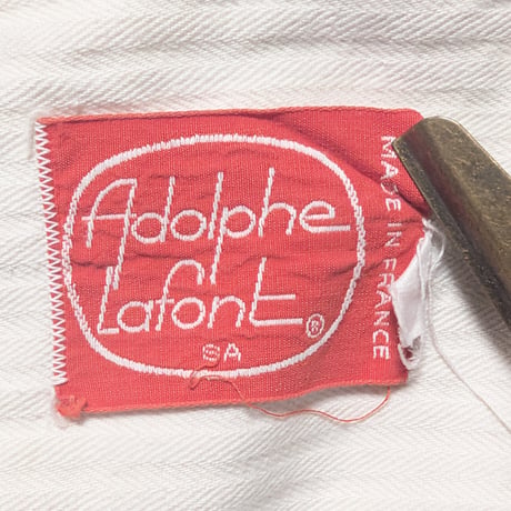 60s Adolphe Lafont White HBT Work Jacket