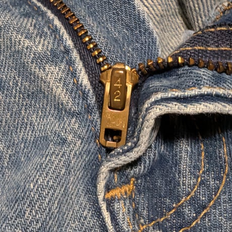 79s Levi’s 505 Orange Tab 42 TALON Denim Pants