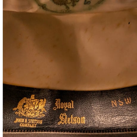 Vintage Royal Stetson Fedora Hat 7 1/2 LONG OVAL / ロイヤルステットソン ヴィンテージ フェドラハット