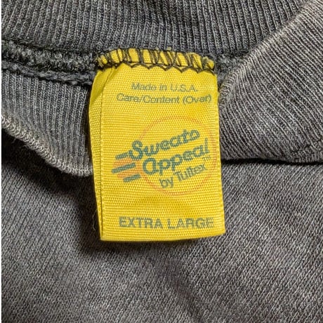 1980s–90s SWEATS APPEAL by TULTEX Raglan Sweatshirt / USA製 無地 ラグランスウェット 杢チャコール