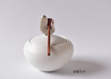 錫のつまみさとう塩壺(大)／馬場勝文