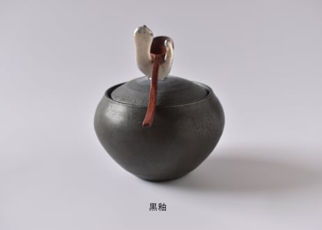 錫のつまみさとう塩壺(大)／馬場勝文