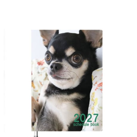 【予約販売】 ちわわん生活 犬 チワワ 2027年 A5スケジュール帳 A527136