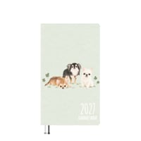 【予約販売】 うに&えび&とろ チワワ 犬 2027年 ポケットスケジュール帳 PO27210