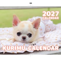 【予約販売】 クリム チワワ 犬 2027年 壁掛け カレンダー KK27278