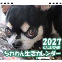 【予約販売】 ちわわん生活 犬 チワワ 2027年 卓上 カレンダー TA27067