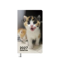 【予約販売】 ねこかます 猫 2027年 ポケットスケジュール帳 PO27128