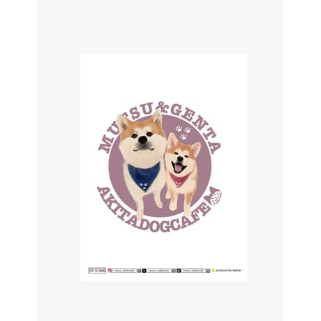 【予約販売】 秋田犬の陸奥 日記帳No13 DR013NN