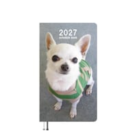 【予約販売】 ちわわん生活 犬 チワワ 2027年 ポケットスケジュール帳 PO27137