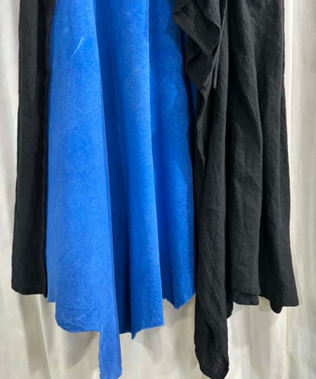 2018SS yohji yamamoto femme リネン 巻きスカート（FW-S12-818）