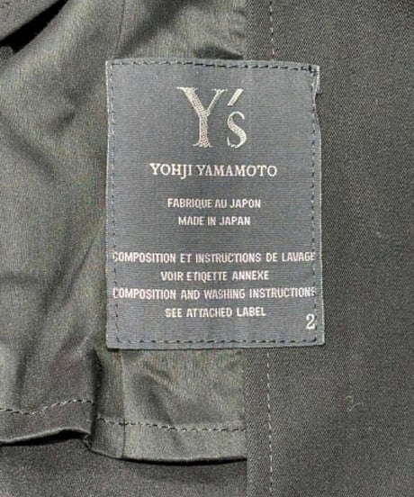 Y's yohji yamamoto デザイン コート（YY-C03-100）