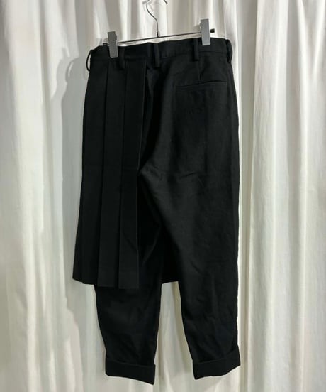 B yohji yamamoto ドッキングプリーツパンツ（NK-P61-119）