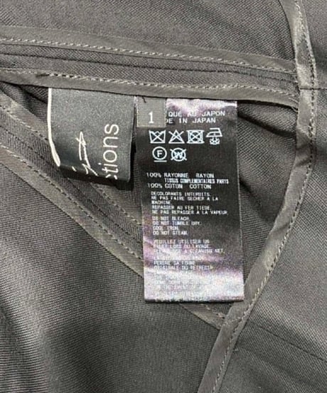 2026SS yohji yamamoto collections デザイン ショートジャケット（FK-J63-802）