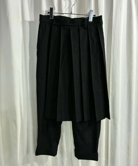 B yohji yamamoto ドッキングプリーツパンツ（NK-P61-119）