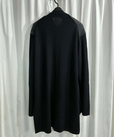 2019AW yohji yamamoto pour homme 辞書プリントカーディガン（HC-K85-183）