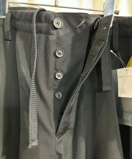 新品 2025AW yohji yamamoto pour homme サルエルパンツ（HM-P01-100）