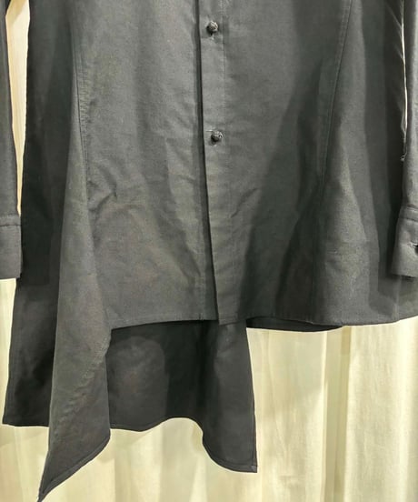 power of the WHITE shirt yohji yamamoto アシンメトリー ブラウス（PB-B02-002）