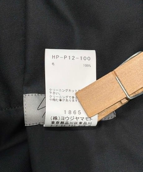 2025SS yohji yamamoto pour homme 左サイドポケットパンツ（HP-P12-100）