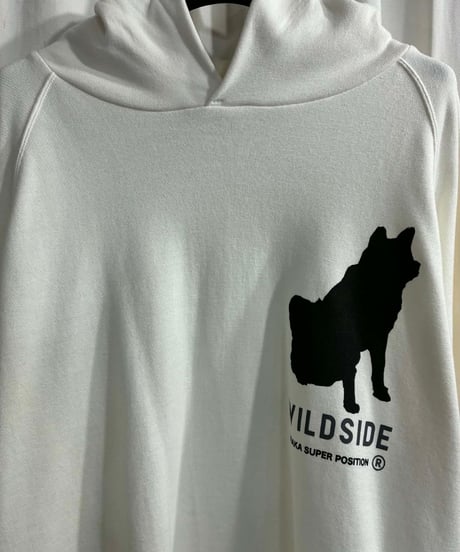 WILDSIDE yohji yamamoto ロゴ入りパーカー（WE-T09-005）