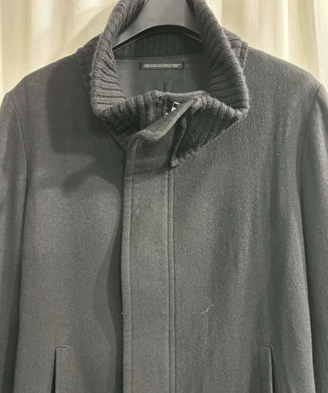 2010AW yohji yamamoto ＋NOIR ニット切替デザインコート（NC-C06-103）