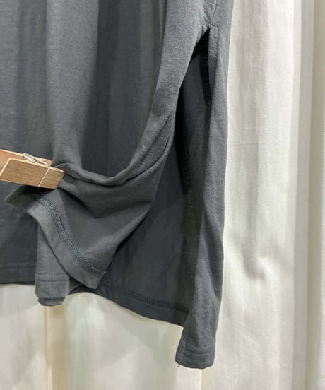 2025SS yohji yamamoto pour homme ヘンリー七分袖カットソー（HP-T92-547）