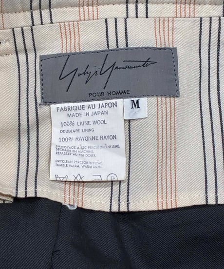 1995AW yohji yamamoto pour homme vintage ワイドパンツ（HE-P09-129）