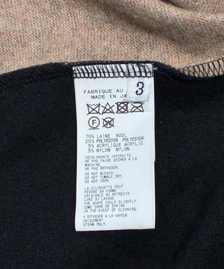 2022AW yohji yamamoto pour homme バックプリントカットソー（HE-T38-178）