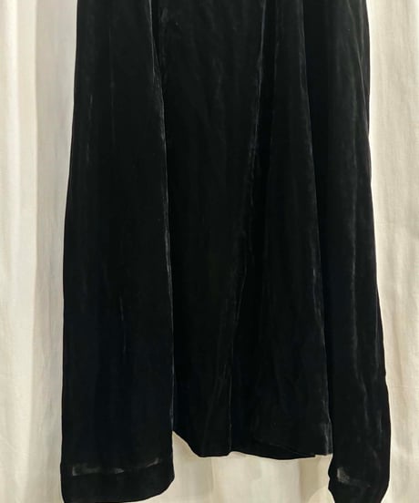 yohji yamamoto ＋NOIR ベロア ロングスカート（NT-S16-202）