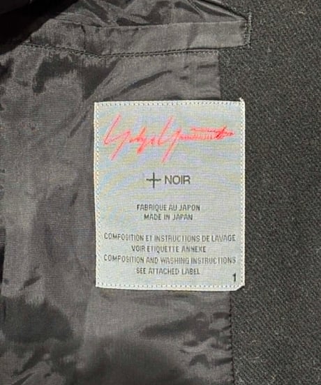 2010AW yohji yamamoto ＋NOIR ニット切替デザインコート（NC-C06-103）