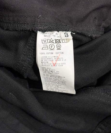 BLACK Scandal yohji yamamoto ワークパンツ（HO-P97-040）