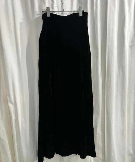 yohji yamamoto ＋NOIR ベロア ロングスカート（NT-S16-202）