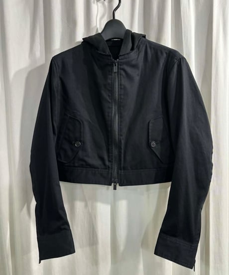 yohji yamamoto collections ノーカラージップアップショートジャケット（FS-J64-006）