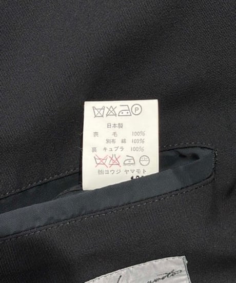 1980's yohji yamamoto pour homme vintage 丸文字ロゴ ダブルジャケット（H-J-272xxx）