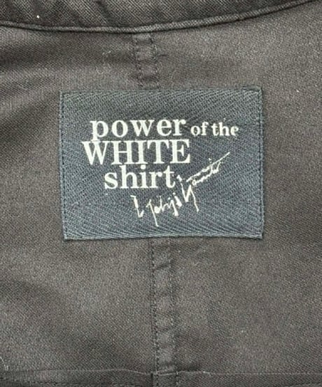 power of the WHITE shirt yohji yamamoto アシンメトリー ブラウス（PB-B02-002）