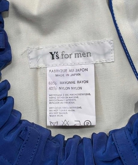 Y's for men yohji yamamoto ウエストゴム ワイドパンツ（MN-P10-209）