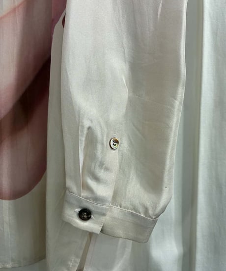 2018SS yohji yamamoto pour homme 内田すずめ シルク長袖シャツ（HW-B32-422）