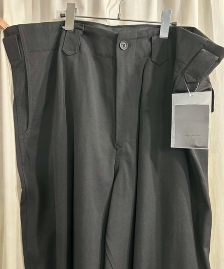 2025SS yohji yamamoto pour homme 左サイドポケットパンツ（HP-P12-100）