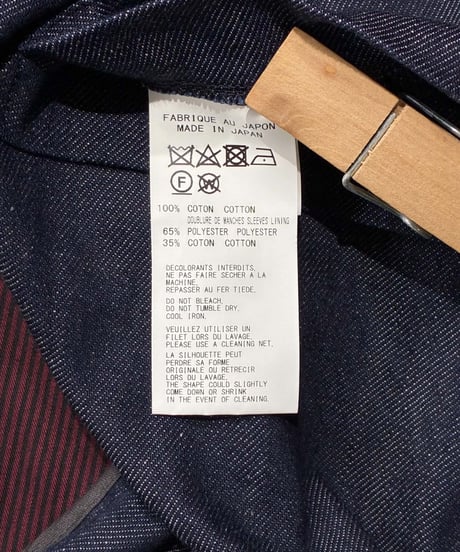 2021SS yohji yamamoto pour homme 釦あき絵プリントジャケット（HD-J14-814）