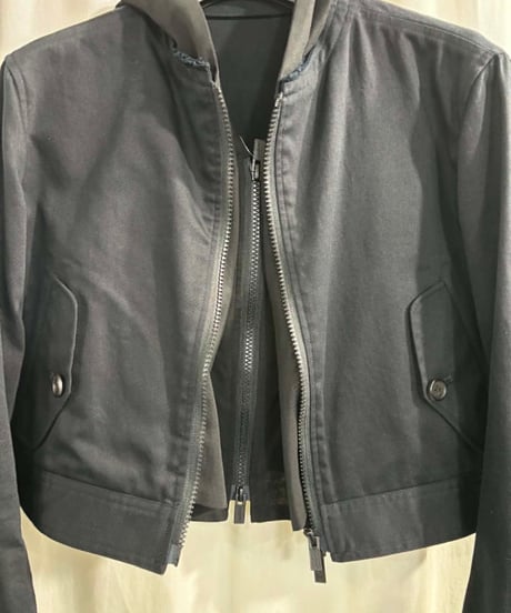 yohji yamamoto collections ノーカラージップアップショートジャケット（FS-J64-006）